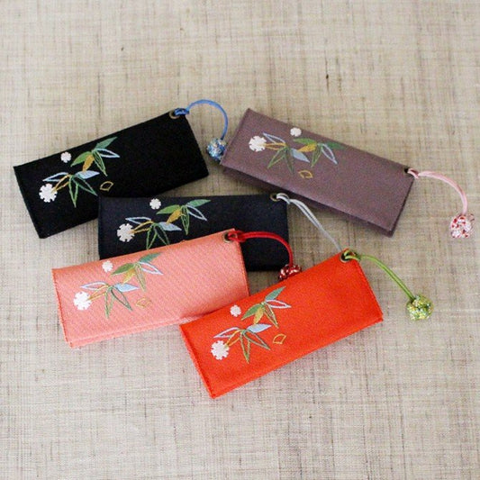 キーケース【笹に雪輪】