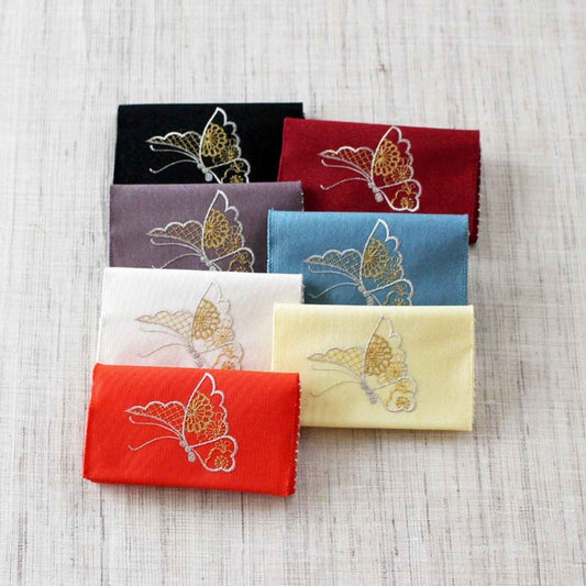 名刺・カード入れ(両面刺繍)　【胡蝶】
