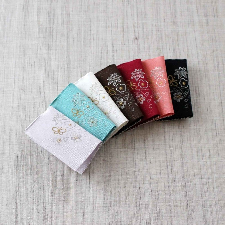 名刺・カード入れ(両面刺繍)　【舞う】
