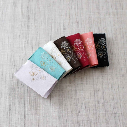 名刺・カード入れ(両面刺繍)　【舞う】