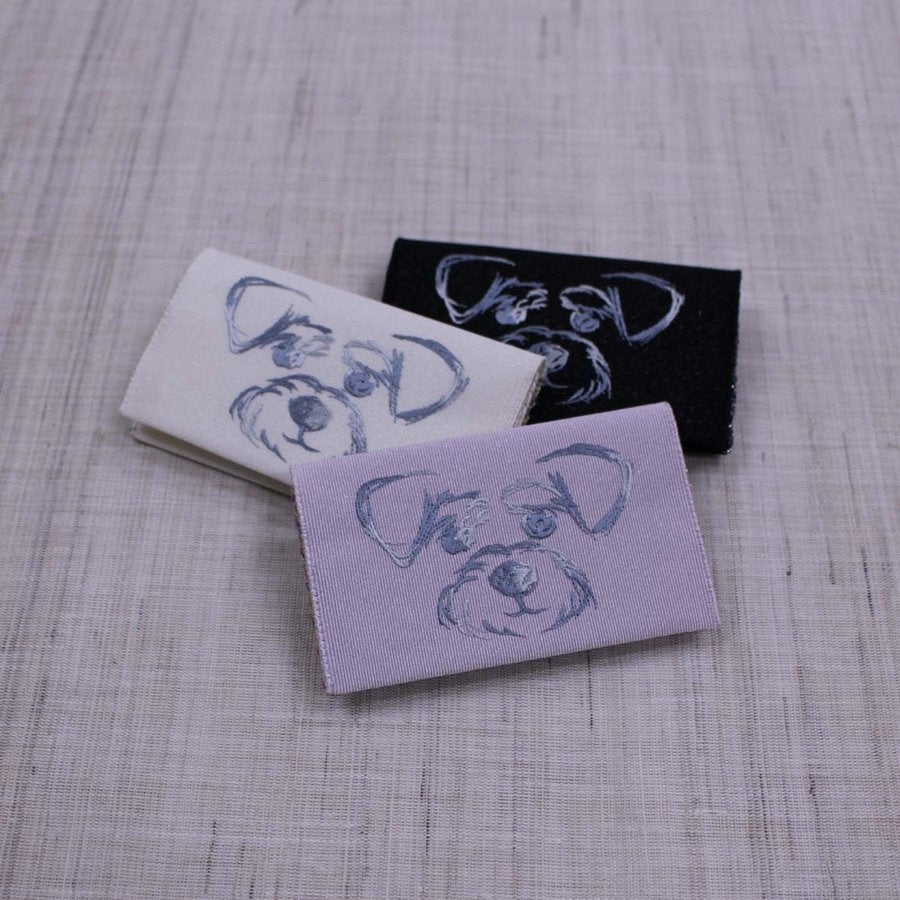 名刺・カード入れ(片面刺繍)　【わんこ】